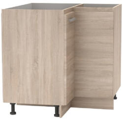 Alsó sarokszekrény, tölgy sonoma, univerzális, NOVA PLUS NOPL-061-RS (210318)