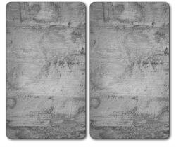 KESPER multifunkciós üveglap, beton mintás, 2 db, 50 × 28, 5 cm (37540)