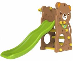  Topogan multifunctional, model ursulet cu cos de baschet, lungime alunecare 136 cm