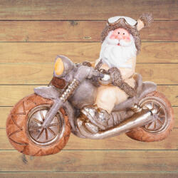 MagicHome MagicHome karácsonyi dekoráció, motoros Mikulás, kerámia, 47 x 18, 5 x 34 cm