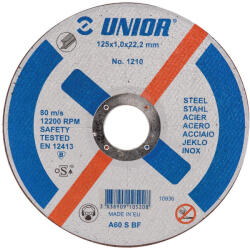 Unior Disc taiere otel Unior 1210, 115x22.23x1mm (UN610518) - bricolaj-mag Disc de taiere