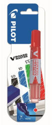 Pilot Marker pentru tabla Pilot VBoard Master, varf rotund, 2.3 mm, blister, Rosu (PB1/0559061)
