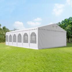ProCart Cort evenimente, pavilion 12x6x3.7 m, PVC ignifugat, suprafata 72 mp, 12 ferestre, cadru otel galvanizat, alb