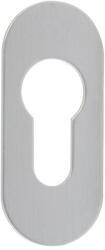 edi Rozeta ovala Ares 0817/3, aluminiu, argintie, slot pentru cheie, pentru usi profilate, grosime 2.5mm, EDI (817300301)