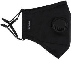 PureMe Reusable / Adjustable Mask Cotton 2 pcs N95 filters inside the package Black (PUREME-R001-B2F)