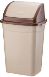 PLANET Billenőfedeles szemetes kuka, műanyag, barna, 9 L (DA503XSZADUP116B)