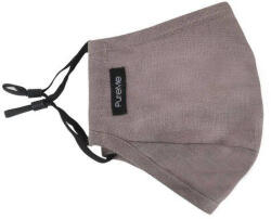 PureMe Reusable / Adjustable Mask Linen 2 pcs N95 filters inside the package Charcoal Grey (PUREME-LN-Cgrey)
