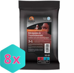  Gorilla nedves bőrápoló és tisztító kendő 30 darabos KARTON - 8 db (DA503XSZWYK5996275232954)