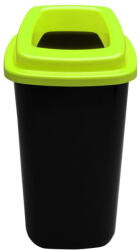 PLANET Plafor Sort szelektív hulladékgyűjtő, szemetes 28L zöld/fekete (DA503XSZADPL683-02)