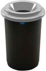 Plafor ECO kerek, henger szemetes 50L fekete színű, ezüst tetővel (DA503XSZADPL650-05)