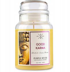 Purple River Good Karma szójaviasz illatgyertya Purple River (4260725363040)