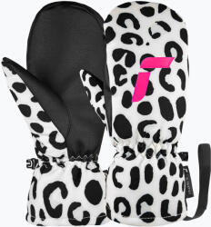 Reusch Детски скиорски ръкавици Reusch Carter R-Tex XT Junior Mitten white/grey leopard