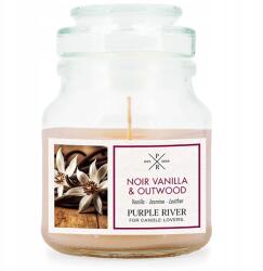 Purple River illatos szójaviasz gyertya üvegben Noir Vanilla Oudwood 113 g (4262399029314)