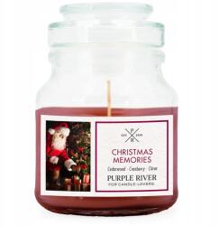 Purple River Christmas Memories illatgyertya szójaviaszból, 113 g (4262399029284)