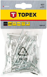 TOPEX Алуминиев нит 4, 8 mm x 14, 5 mm, 50 бр. 43E504 (43E504)