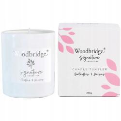 Woodbridge Candle Illatos gyertya dobozban, tavaszi Butterflies on Daisies 250 g Woodbridge (5060457538681)