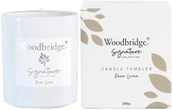 Woodbridge Candle Illatos gyertya ajándékdobozban Pure Linen Woodbridge 250 g (5060457538186)