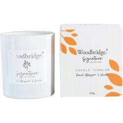 Woodbridge Candle Illatos gyertya dobozban, Peach Blossom Vanilla (Őszibarackvirág és Vanília) 250 g Woodbridge Candle (5060457538483)