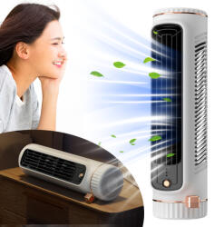 Oszlopos Ventilátor Asztali Csendes Lapát Nélküli Akkumulátoros 1200 (311324561662)