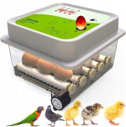 Inkubátoros keltetőgép Okköbi OBI-12 Kacsa Tyúk Automata átvilágítás (Wylegarka)