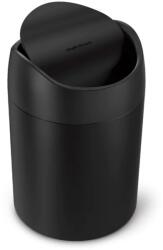 simplehuman - Billenthető Szemeteskosár 1, 5L Fürdőszobába, Konyhába, Mosókonyhába Fekete (CW2100)