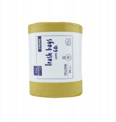 Idea Home Szemétzsákok Szegregációhoz Ldpe extra erős 60L sárga 50 db (111255)