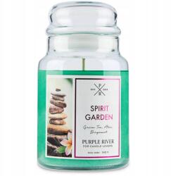 Purple River Szójaviasz illatgyertya Spa Spirit Garden zöld tea aloe vera PurpleRiver (4260725361626)