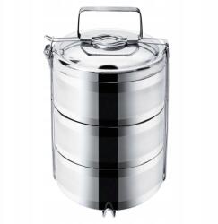 Orion Turista Ebédlő, 3 szintes, Termikus Acél, 3x1, 1 L (120958)