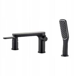 Kuchinox Kádtöltő Csaptelep 3 Lyukú Fekete Dima Kádcsaptelep (BQD713D)