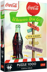 Trefl Coca-Cola bárhova is mész 1000db-os Prémium plus quality puzzle - Trefl (12098) - jatekshop