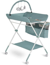  KASKADA multi pelenkázó asztal játékhíddal, tárolókkal MENTA