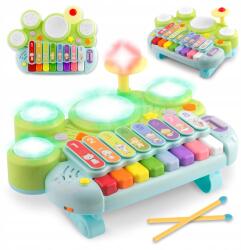 RicoKids Oktató játék cimbalom, xilofon és dob RK-751 Ricokids (775100)