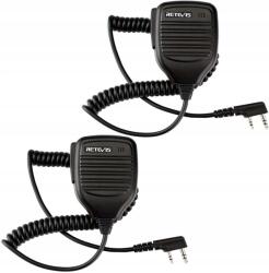 Retevis távoli hangszóró mikrofon 2 tűs walkie-talkie kézi hangszóró mikrofon (2 db) (RT26)
