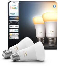 Philips 2 darabos szett: dimmelhető Philips Hue WHITE AMBIANCE LED izzó E27/6W/230V 1000-20000K 8720169364004 (P7026)