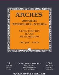 ARCHES Watercolour Rough Pad Natural White Vázlatfüzet 12 31 x 23 cm 300 g (A1795102)