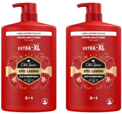 Old Spice Epic Legend 3 az 1-ben tusfürdő és sampon (2x1000 ml)