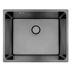 Laveo ADEN egymedencés inox mosogató, grafit (OPSLA_510T)