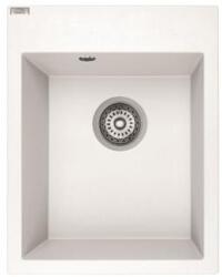 Laveo PICO egymedencés fehér mosogató helytakarékos szifonnal (OPSRO_610Y)