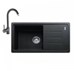 Franke SZETT MALTA BSG 611-78 S + POLA 1.0 csap + grafit mos. szer adagoló (OP114-0633-783)