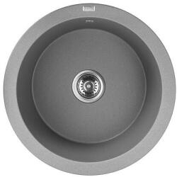 Laveo DAFNE egykör szürke mosogató helytakarékos szifonnal (OPSRD_588Y)