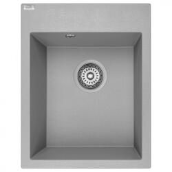 Laveo PICO egymedencés szürke mosogató helytakarékos szifonnal (OPSRO_510Y)