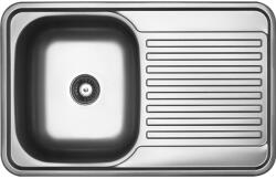 Laveo FARO egymedence csepptálcás inox mosogató szifonnal K (OPSKH_011T)