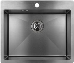 Laveo MARMARA inox szürke mosogató (OPSAM_510T)