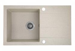 Laveo SHIRE csepptálcás bézs mosogató (OPSRS_411Y)