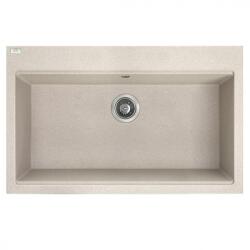 Laveo TAU 8 bézs nagymedencés mosogató helytakarékos szifonnal (OPSRT_4108)