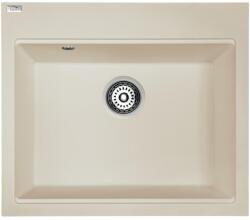 Laveo TAU 6 jázmin egymedencés mosogató helytakarékos szifonnal (OPSBT_J10Y)