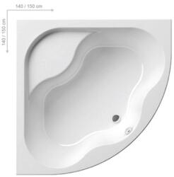 RAVAK Gentiana sarokkád 140 x 140 cm, fehér (RAV-CF01000000)