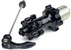 4ZA hátsó kerékagy, 24H, tárcsafékes, gyorszáras, ipari csapágyas, egyenes küllős, fekete, OEM kiszerelés