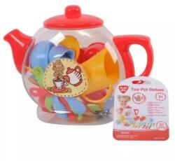 Playgo Set de ceai Playgo: set de ceai cu ceainic în cutie de depozitare (3131) Bucatarie copii