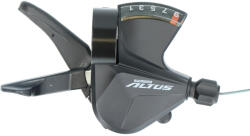 Shimano Altus SL-M2010-R Rapidfire váltókar, csak jobb, 9s, bilincses rögzítés, kijelzővel, fekete, OEM kiszerelés